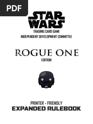2018 Star Wars Trading Card Game Rulebook