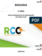 1 Série - 07 - Níveis - Hierárquicos - de - Organização - Dos - Seres - Vivos