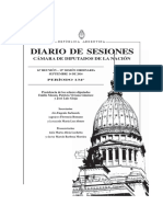 Diario Sesiones Camara Diputados Nacion 2016