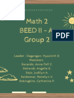 Math 2 Beed Ii - A Group 2
