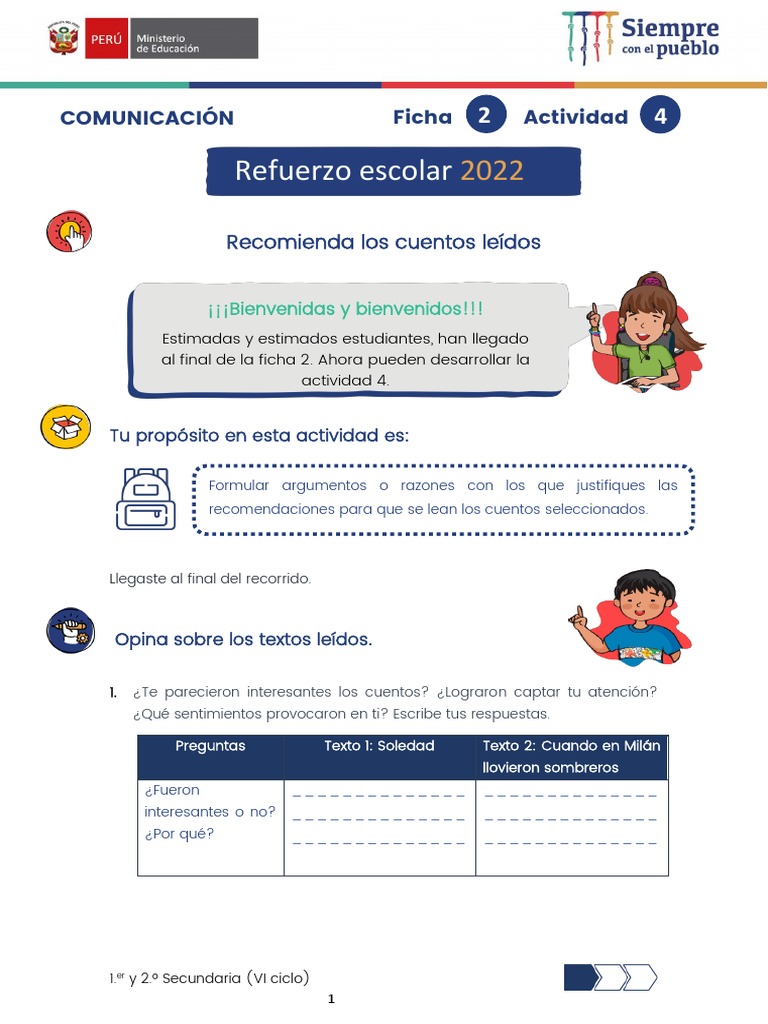 Ficha 2 Act 4 Vi Comunicacion | PDF | Cognición | Aprendizaje