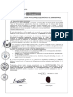 Autorizacion de Notificacion Por Correo Electronico