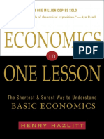 Economics in One Lesson by Henry Hazlitt - Excerpt