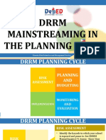 Presentation - DRRM Mainstreaming in The Planning Cycle