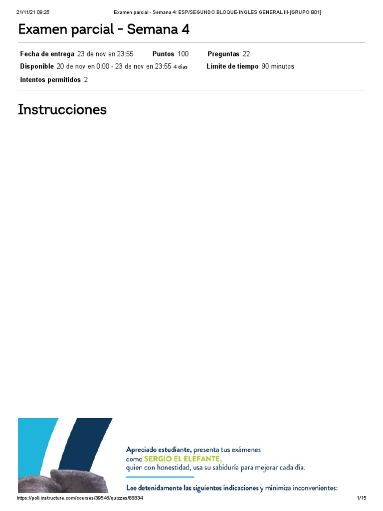 Segundo Parcial de Inglés General III | PDF