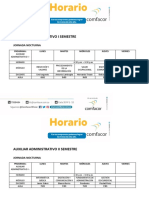 Horario Sabatino 7 Marzo