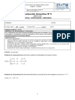 Evaluacion Sumativa No2 Math 11th 26-10-2021