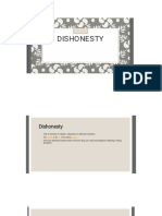 Is1 - Report Dishonesty