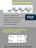 Maxwell's Equations and Light Waves