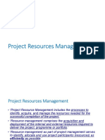 MBAT 401 - Project Management - Unit-3 Project Resource Management
