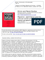 Ethnic and Racial Studies: To Cite This Article: Louise Lamphere (2007) Migration, Assimilation and The Cultural
