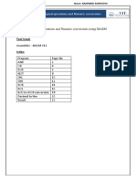 To Perform Logical Operations and Numeric Conversions Using MASM Assembler