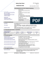 Safety Data Sheet Radiacid 0446: 1. Identification of The Substance/preparation and of The Company/undertaking