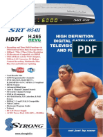 High Definition Digital Satellite Television Receiver and Recorder