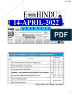 14-APRIL-2022: The Hindu News Analysis - 14 April 2022 - Shankar IAS Academy