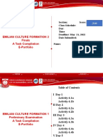 Emilian Culture Formation 2 Finals A Task Compilation E-Portfolio