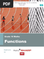 Grade 10 Functions and Graphs