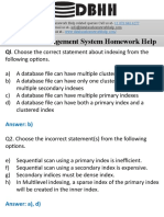 Database Management System Homework Help