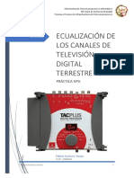 Práctica Nº9 Ecualización de Los Canales de TV DIgital Terrestre TDT Fátima Senoussi Vargas