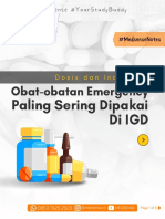 Obat-Obatan Emergensi Yang Paling Sering Dipakai Di IGD