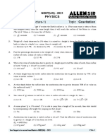 Physics_Work sheet 11