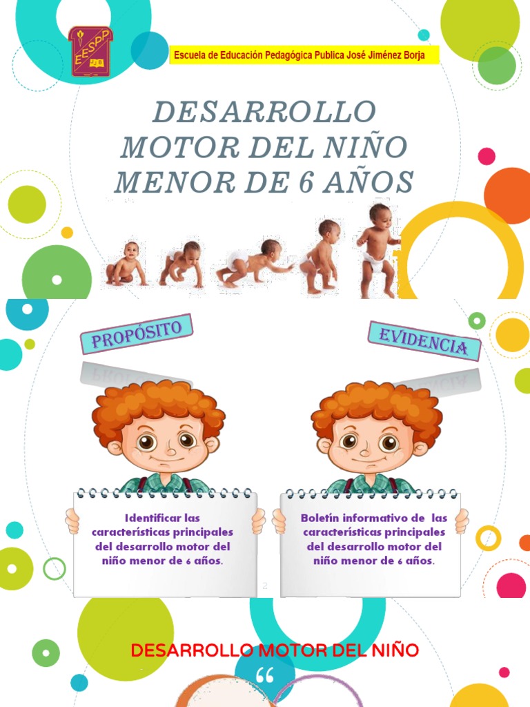 Desarrollo Motor Infantil Menor de 6 Años | PDF | Artes del Lenguaje y ...