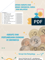 (KEL 1) - PPT Ek. Korupsi (Hubungan Pertumbuhan Ekonomi Dan Korupsi Di Negara Indonesia, Korea, Dan Malaysia)