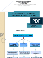 Comprensión lectora: proceso de codificación