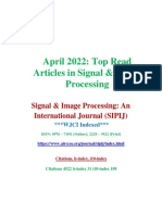 April 2022: Top Read Articles in Signal & Image Processing