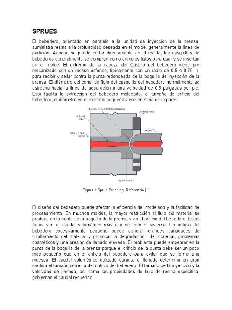 Diseño y Eficiencia de Bebederos en Moldeo | PDF | Hogar, jardinería y ...