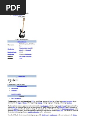 Bass Guitar