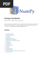 Numpy Handbook