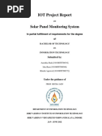 IOT Project Report: Solar Panel Monitoring System