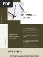 Hypothesis Testing Part 1