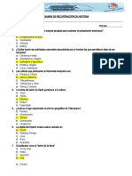 Examen de Historia y Formación Ciudadana