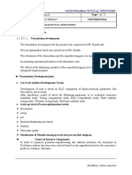 Formulation Development