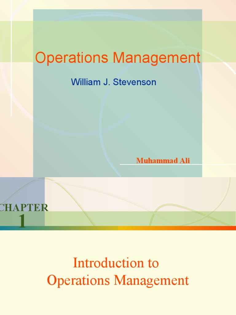 Operations Management Overview | PDF | Operations Management | Inventory