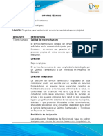 Infome Técnico Legislación Farmacéutica