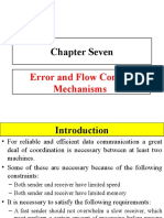 Chapter Seven Error - &flow - Control - Mechanisms