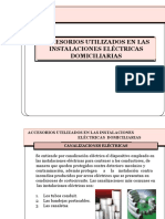 8. ACCESORIOS UTILIZADOS EN LAS INSTALACIONES ELÉCTRICAS DOMICILIARIAS-ppt