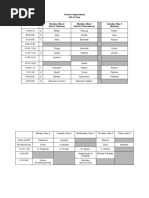 Teacher Appreciation Extra Prep Schedule