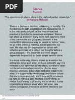 Ramana Maharshi - Silence