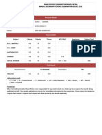 Secondary Annual Result 2022