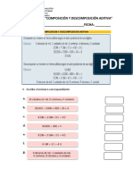 FICHA DE REPASO Composicion y Descomposicion de Un Numero