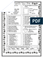 Verb To Be Practice Fun Activities Games