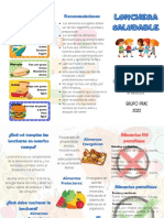 Lonchera saludable: consejos para una alimentación equilibrada