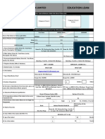 Sbi Education Loan Form