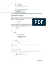 Harmonic Oscillator