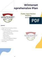 Winterset Comprehensive Plan: Public Input Review Meeting