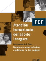 MMR Atención Humanizada Del Aborto Inseguro